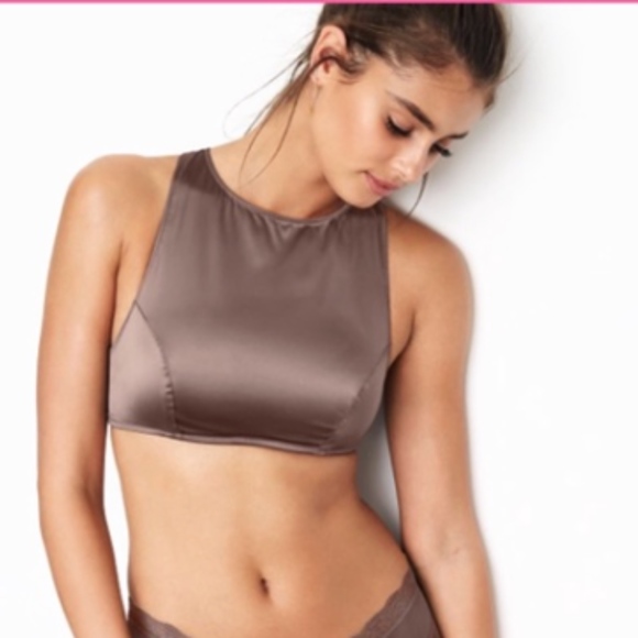 SALE❤️VS strappy high neck  SATIN BRALETTE NWT - Picture 3 of 3